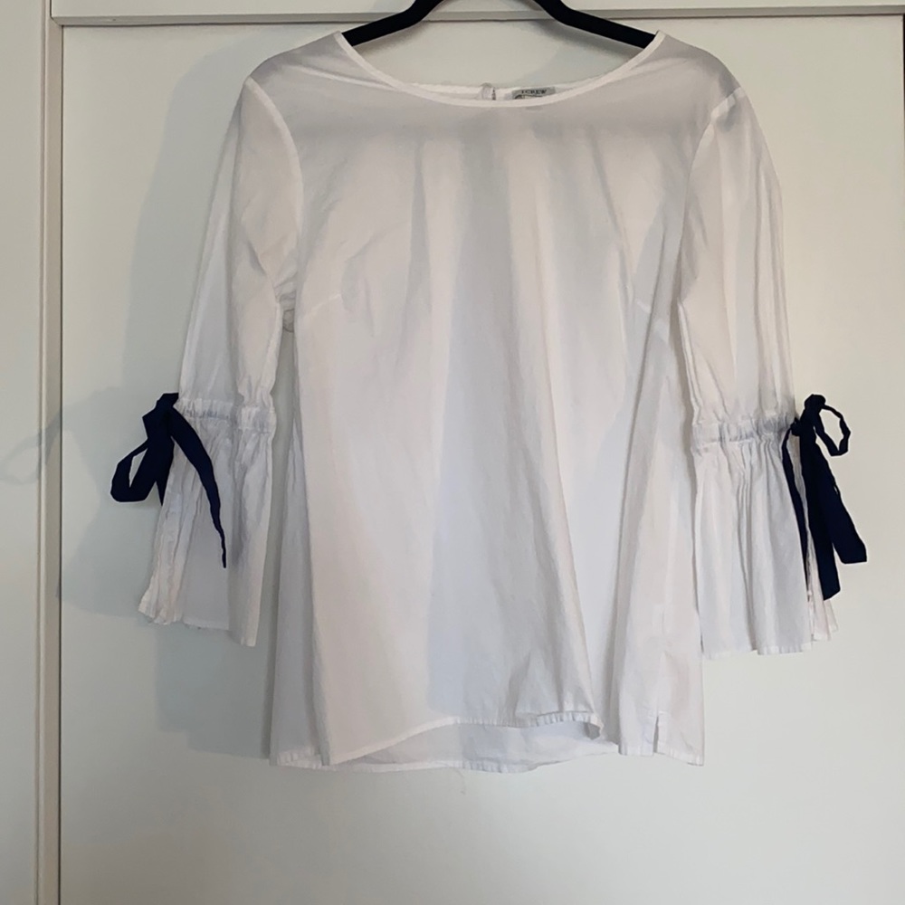 White J Crew factory blouse